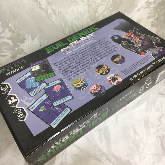 Evil Genius Deathray Game - Vice Genius Games 2015 NWT - NOS - Picture 5 of 11